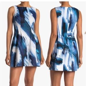 Vince Camuto Fit & Flare Scuba Dress